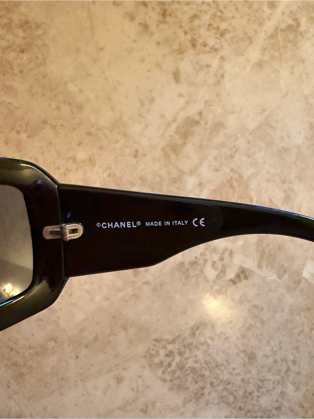 CHANEL Black Oversized Rectangular Women’s Sunglasses - Picture 9 of 12